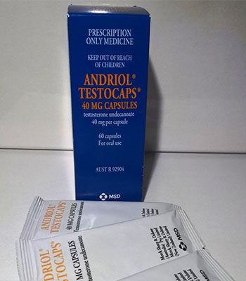 Andriol 40 mg x 60 Caps Organon (testosterone undecanoate)
