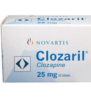 Clozaril (Clozapine) 25mg Tablets x 1's
