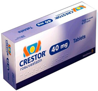 Crestor (Rosuvastatin) 40mg Tablets x 1's