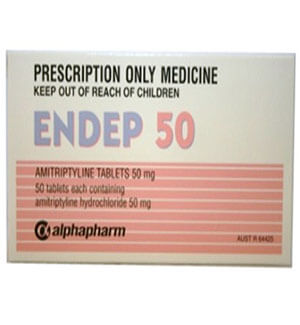 Endep (Amitriptyline) 25mg Tablets x 1's