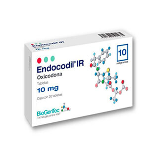 ENDOCODIL IR (OXICODONA) 10MG CX30 TABS  x 1's