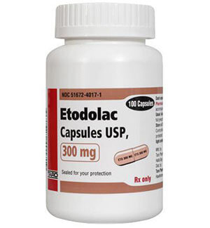 Etodolac (Lodine) 300mg Capsules x 1's