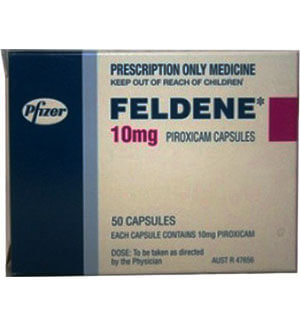 Feldene (Piroxicam) 10mg Capsules x 1's