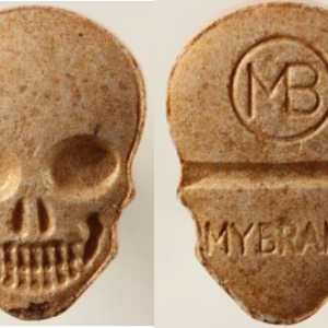 Gold Skull 320mg  MDMA  x 1's