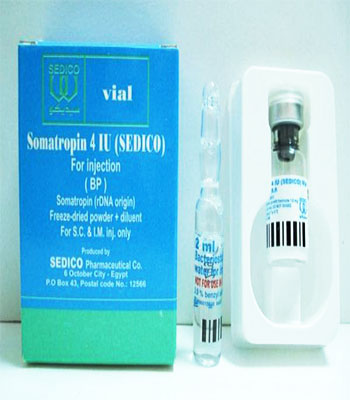 Growth hormone 4 i.u. Biofa (somatotropin)