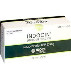 Indocin (Indomethacin) 50mg x 1's