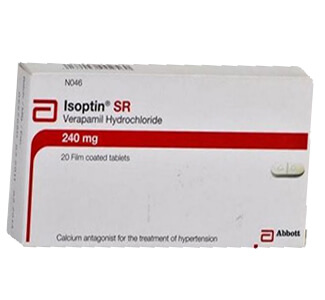 Isoptin (Verapamil) 240mg Tablets  x 1's