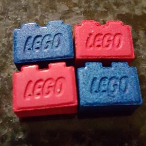 MDMA Team Lego Brick 2 Notch Crop 240mg  MDMA  x 1's