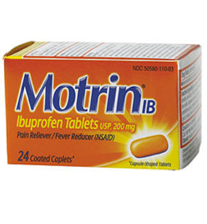 Motrin (Ibuprofen) 200mg Tablets x 1's