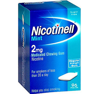 Nicotinell (Nicotine) 2mg Mint Medicated Chew Gum x 1's