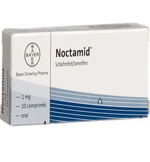 Noctamid Tab 1mg 1x10's