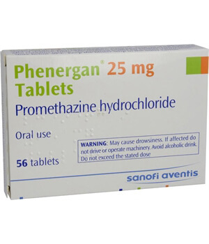 Phenergan (Promethazine) 25mg x 1's