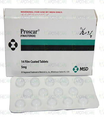 Proscar (Proscar) 5mg x 14 Tabs PROSCAR - Merck (finasteride)