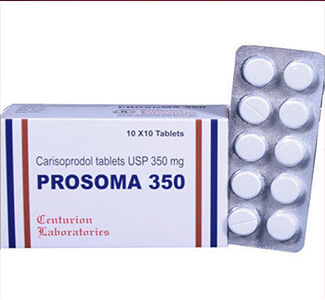 Soma (carisoprodol) 350mg Tablets x 1's