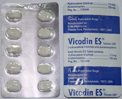 Vicodin Es (Hydrocodone/acetaminophen) 7.5 mg x 1's
