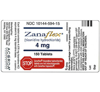 Zanaflex (Tizanidine) 4mg Tablets x 1's
