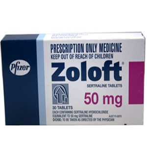 Zoloft (Sertraline) 50mg Tablets x 1's