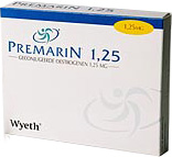 Premarin (CONJUGATED ESTROGENS) 1.25mg Tablets x 1's